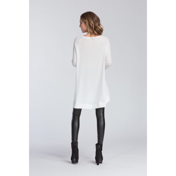 LAST ONE!! Super Soft High Low Top-IVORY - Picture 3 of 3